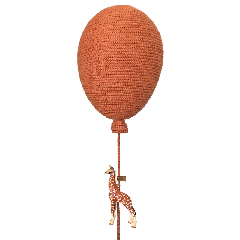 Hängedeko 'Ballon' terracotta 20cm handmade