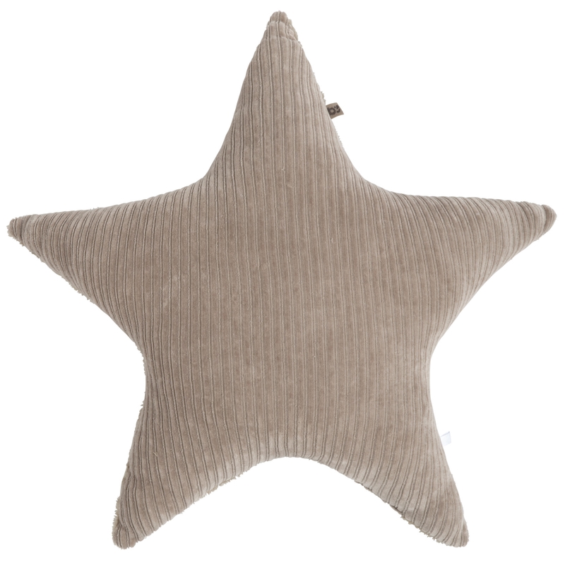 Kissen Stern &#039;Sense&#039; taupe 50cm