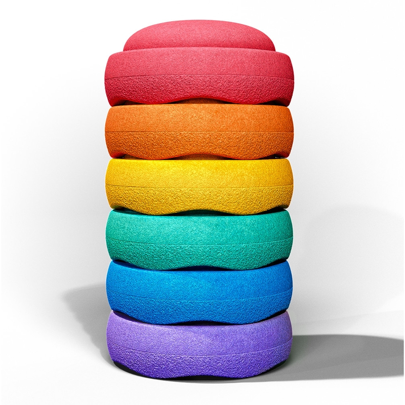 Stapelsteine &#039;Rainbow&#039; classic 6er Set ab 1 Jahr