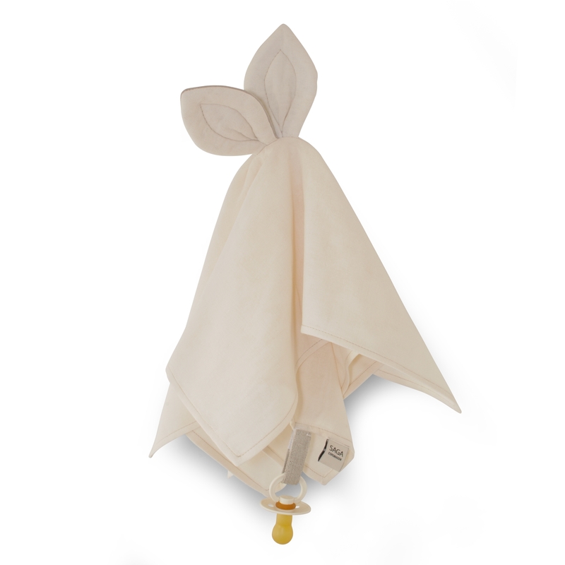 Bio Schnuffeltuch Musselin creme ca. 40cm