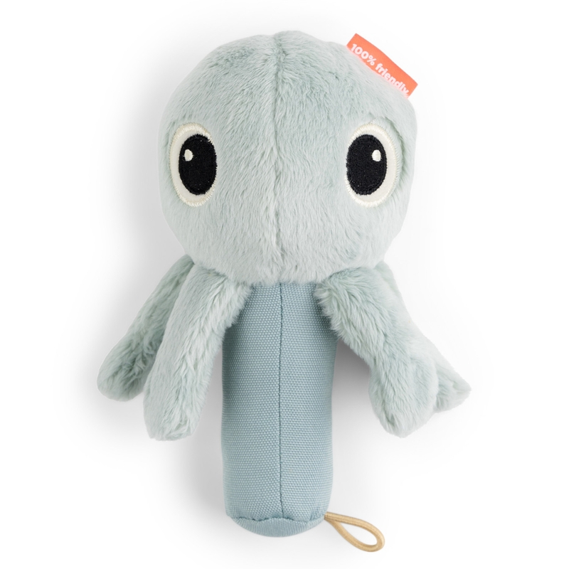 Babyrassel mit Spiegel &#039;Jelly&#039; blau