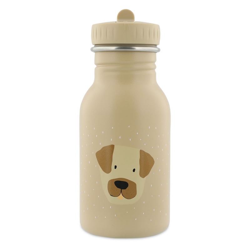 Trinkflasche &#039;Hund&#039; Edelstahl beige 350ml