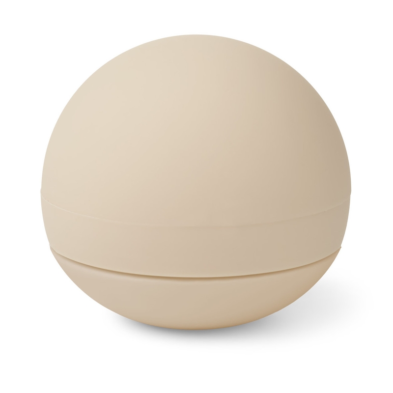 LED Nachtlicht beige rund Silikon aufladbar