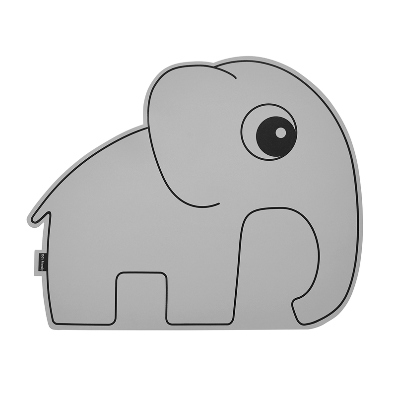 Tischset Elefant 'Elphee' Silikon grau