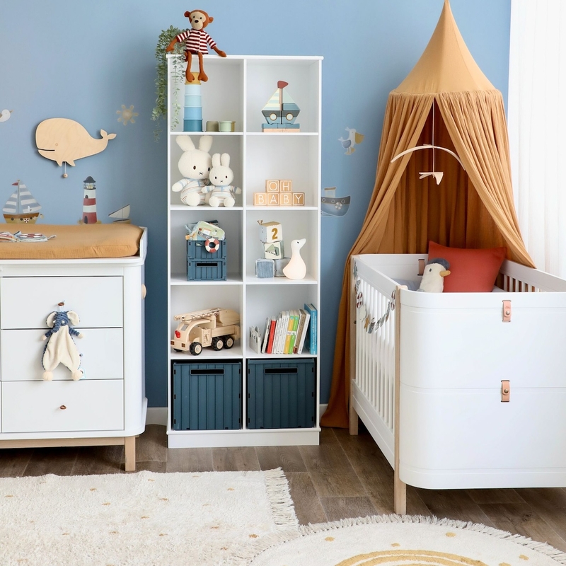 Babyzimmer in Blautönen mit maritimer Deko &amp; Little Dutch Spielzeug