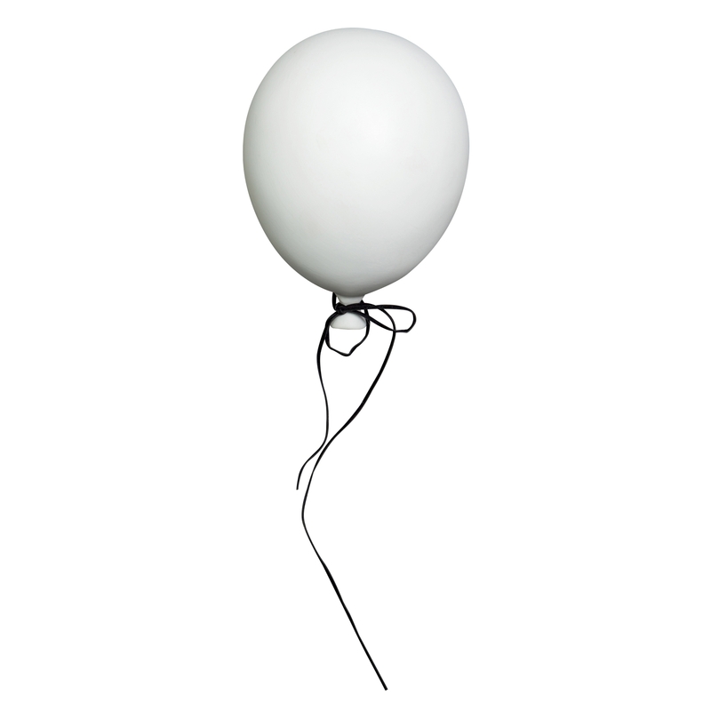 Luftballon für die Wand weiß ca. 17cm