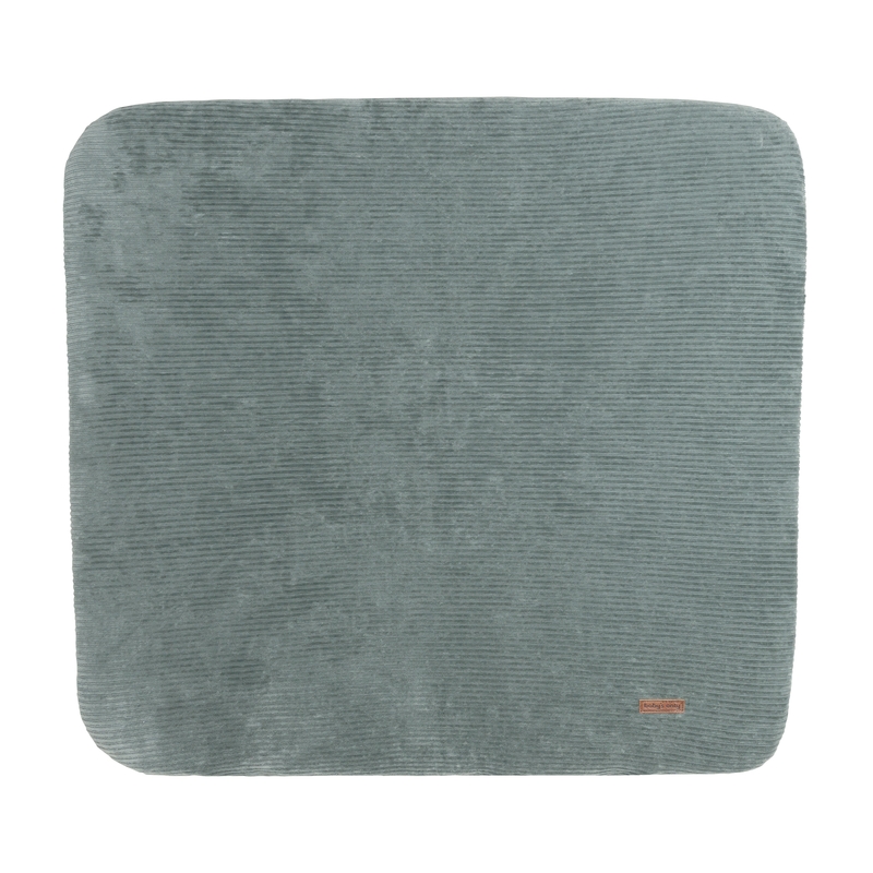 Wickelauflagenbezug 'Sense' Samt jade 85x75cm