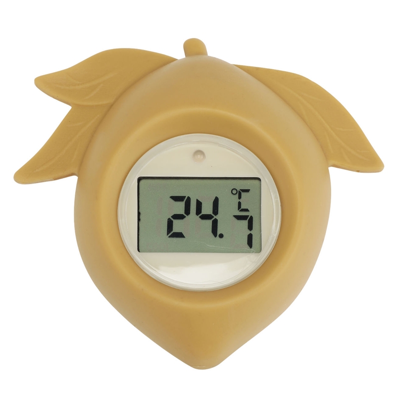 Badethermometer 'Lemon' Silikon senfgelb