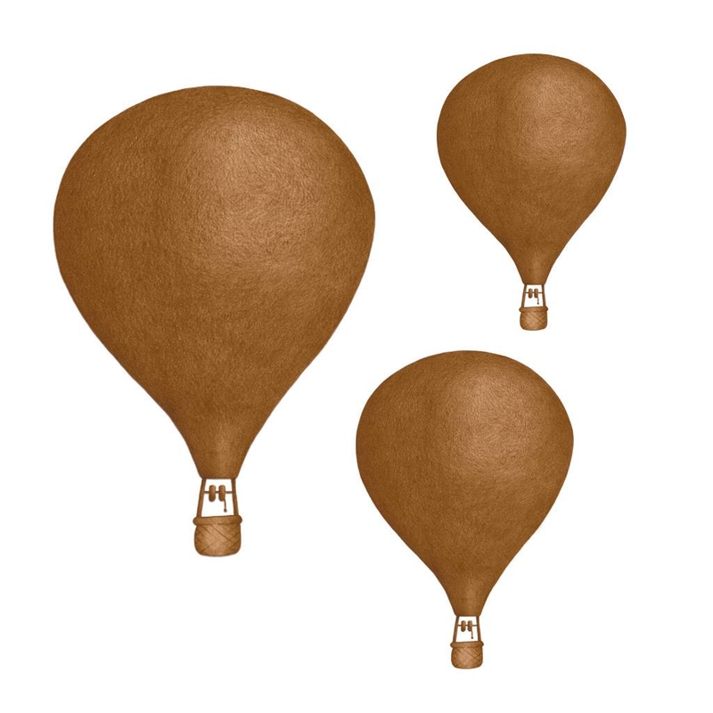 Wandsticker &#039;Heißluftballons&#039; camel 3D Optik