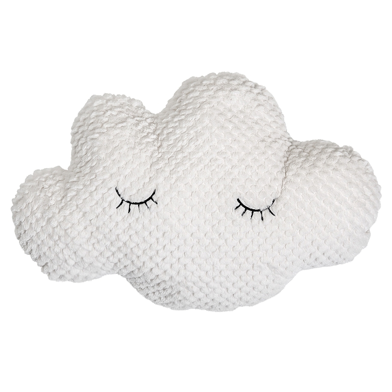 Kissen &#039;Wolke&#039; Softplüsch cremeweiß 60x40cm