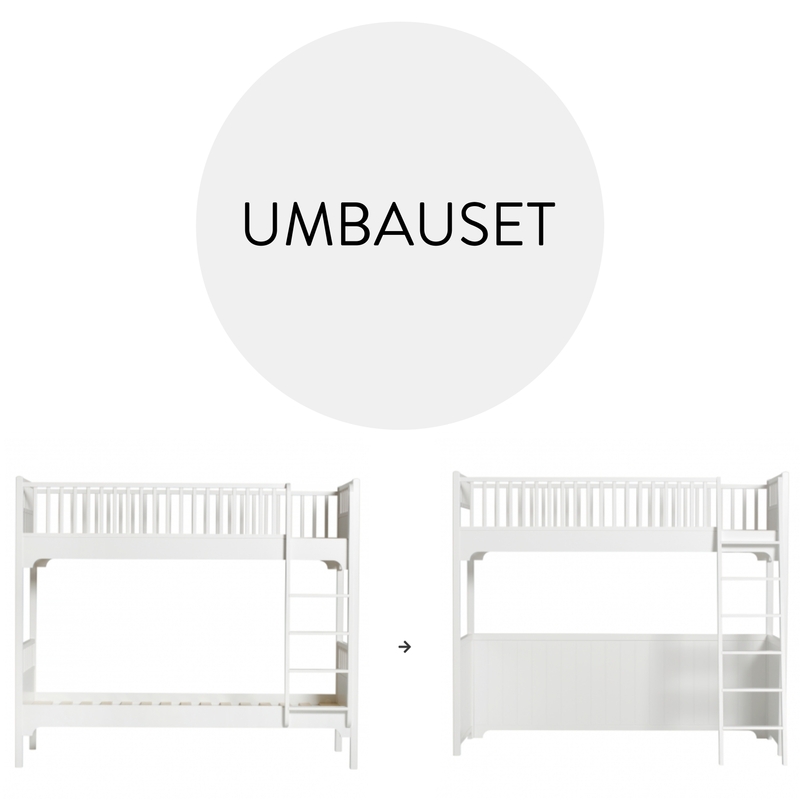 Umbauset - Etagenbett gerade zum Hochbett