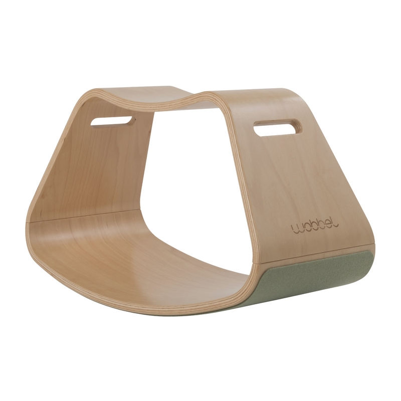 Balance Hocker &#039;Up&#039; mit Filz grün H 36cm