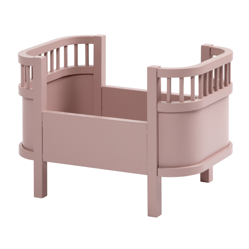 Puppenbett Holz blossom pink 49cm ab 1 Jahr
