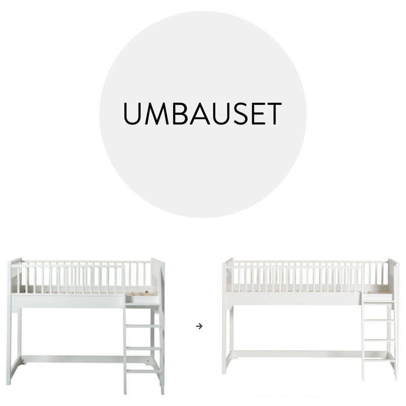 Umbauset - Halbhochbett klein zum Halbhochbett &#039;Seaside&#039;