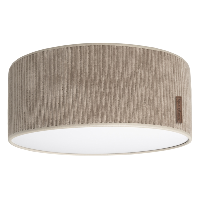 Deckenlampe 'Sense' Samt taupe 35cm