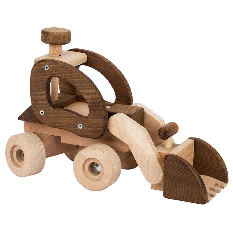 Öko-Radlader aus Holz &#039;Nature&#039; 30cm ab 3 Jahren