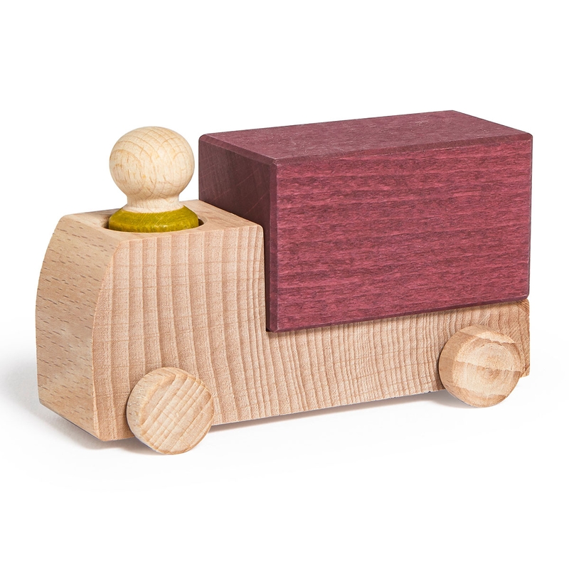 Lastwagen aus Holz pflaume ab 3 Jahren