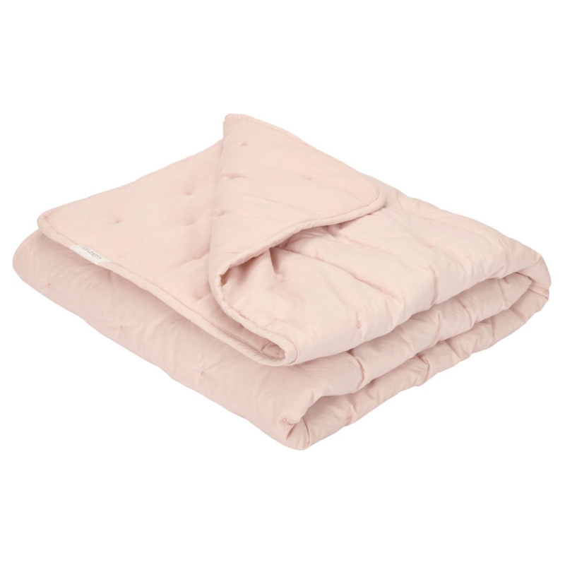 Bio Kinder Steppdecke rosa 110x140cm
