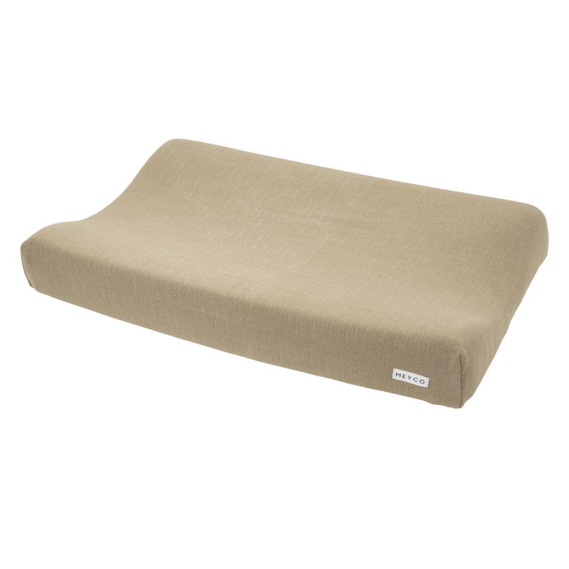 Wickelauflagenbezug &#039;Knit Basic&#039; taupe 50x70cm