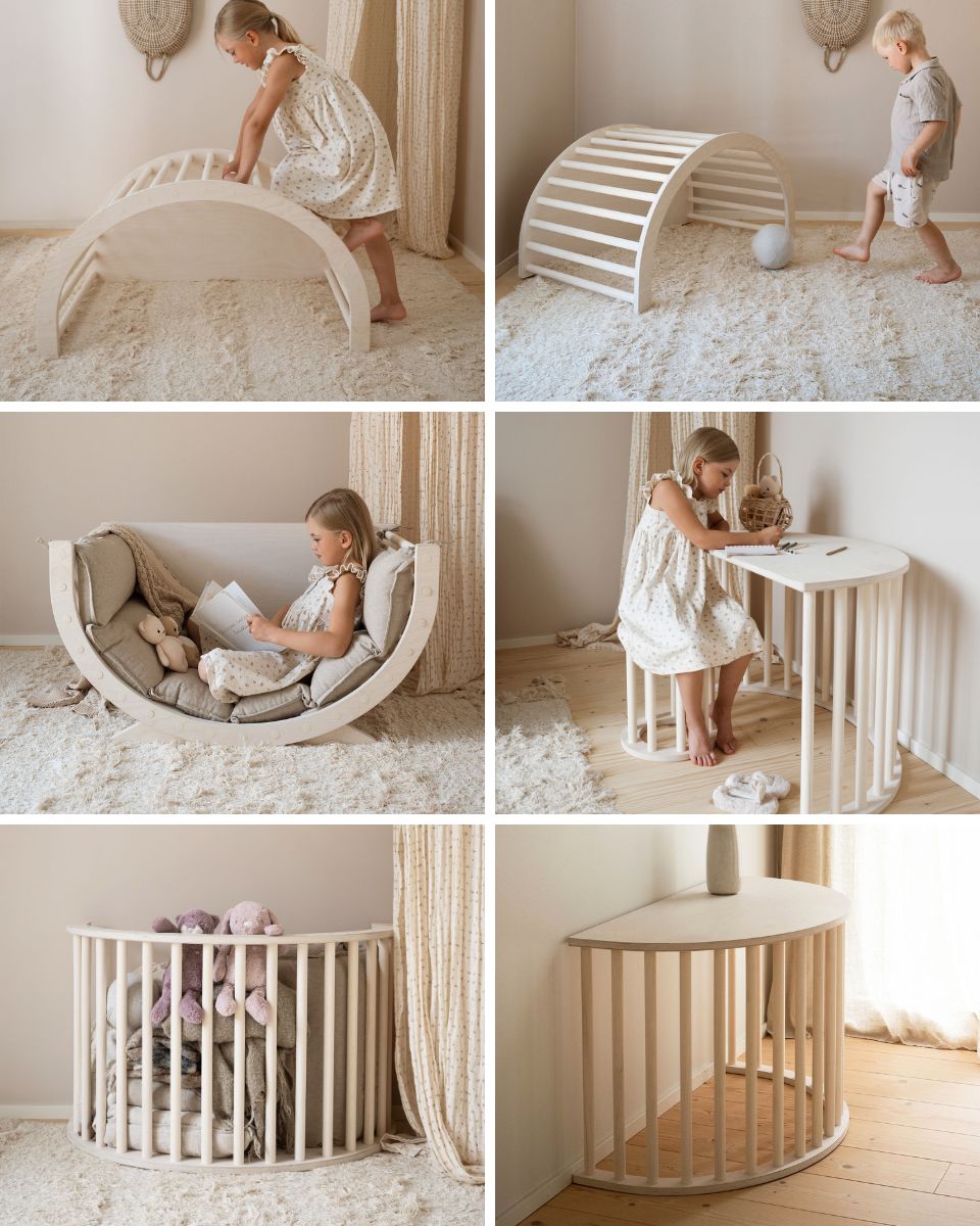 Fitwood Kletterbogen Luoto zum Schaukeln, Klettern und Sitzen