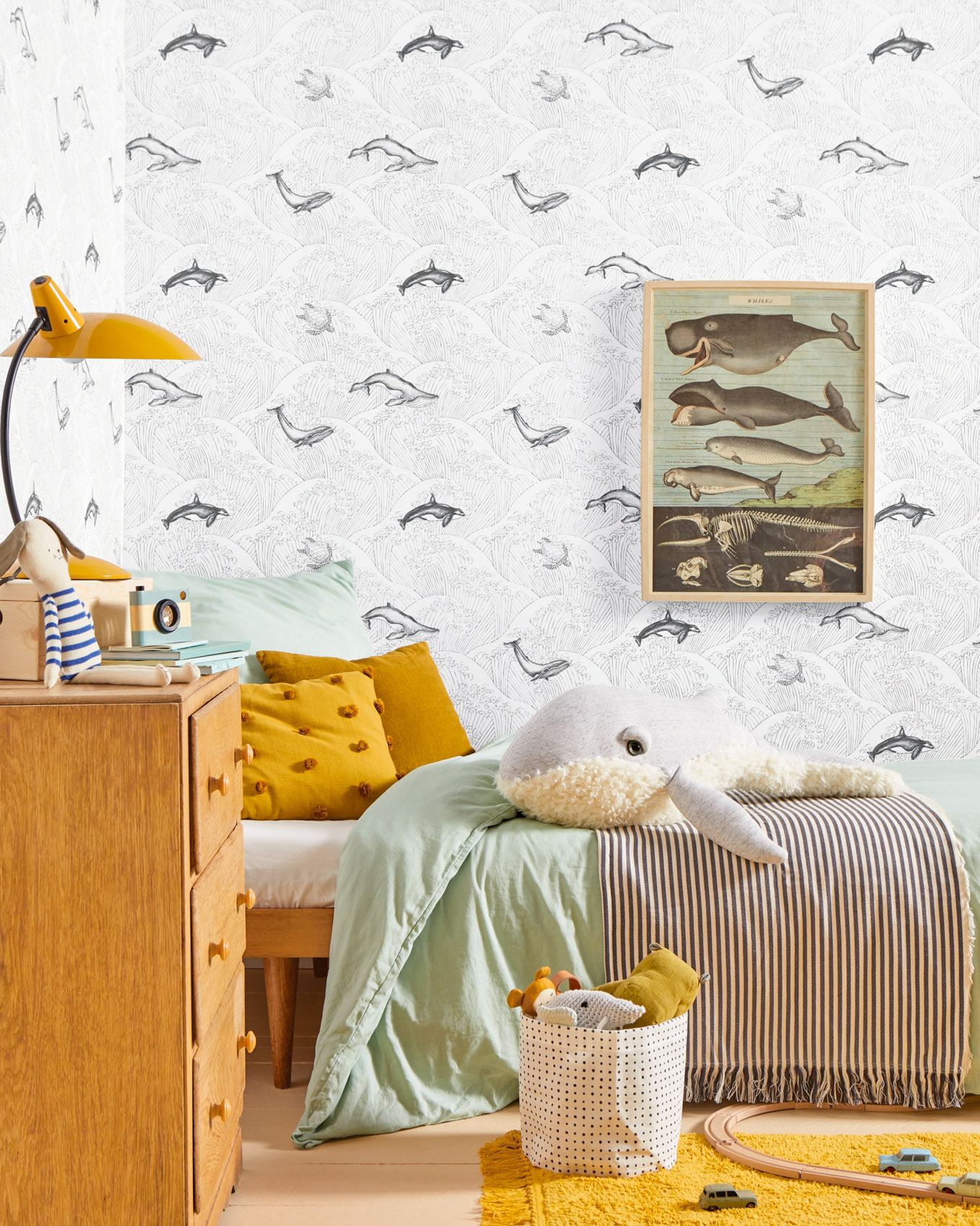 Kinderzimmer Tapete mit Fischen & Unterwasserwelt von Caselio