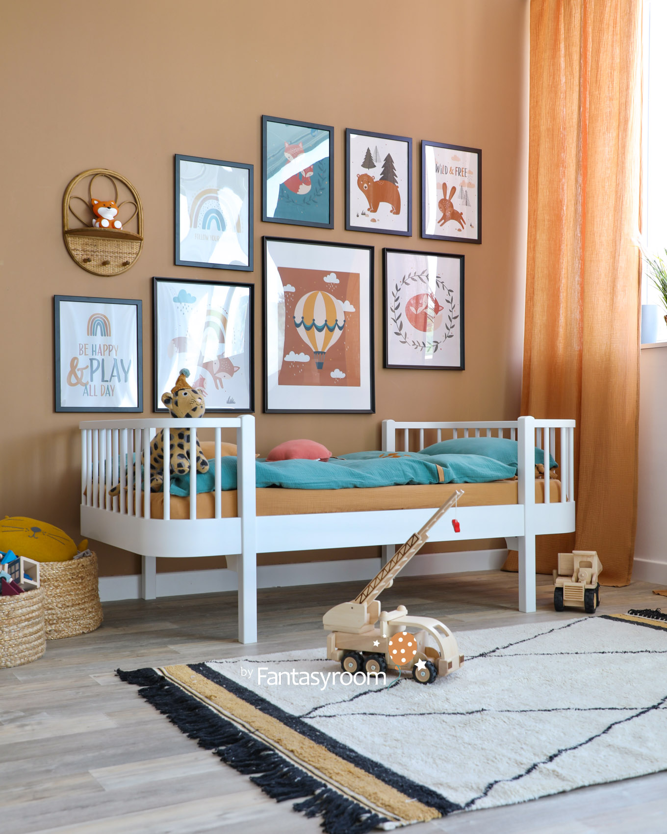 Kinderbett Wood 90x160cm