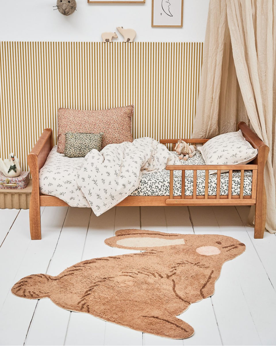 tapis-petit-TC3030-kinderzimmer-teppich-formteppich-waschbar-baumwolle-hase-braun-1